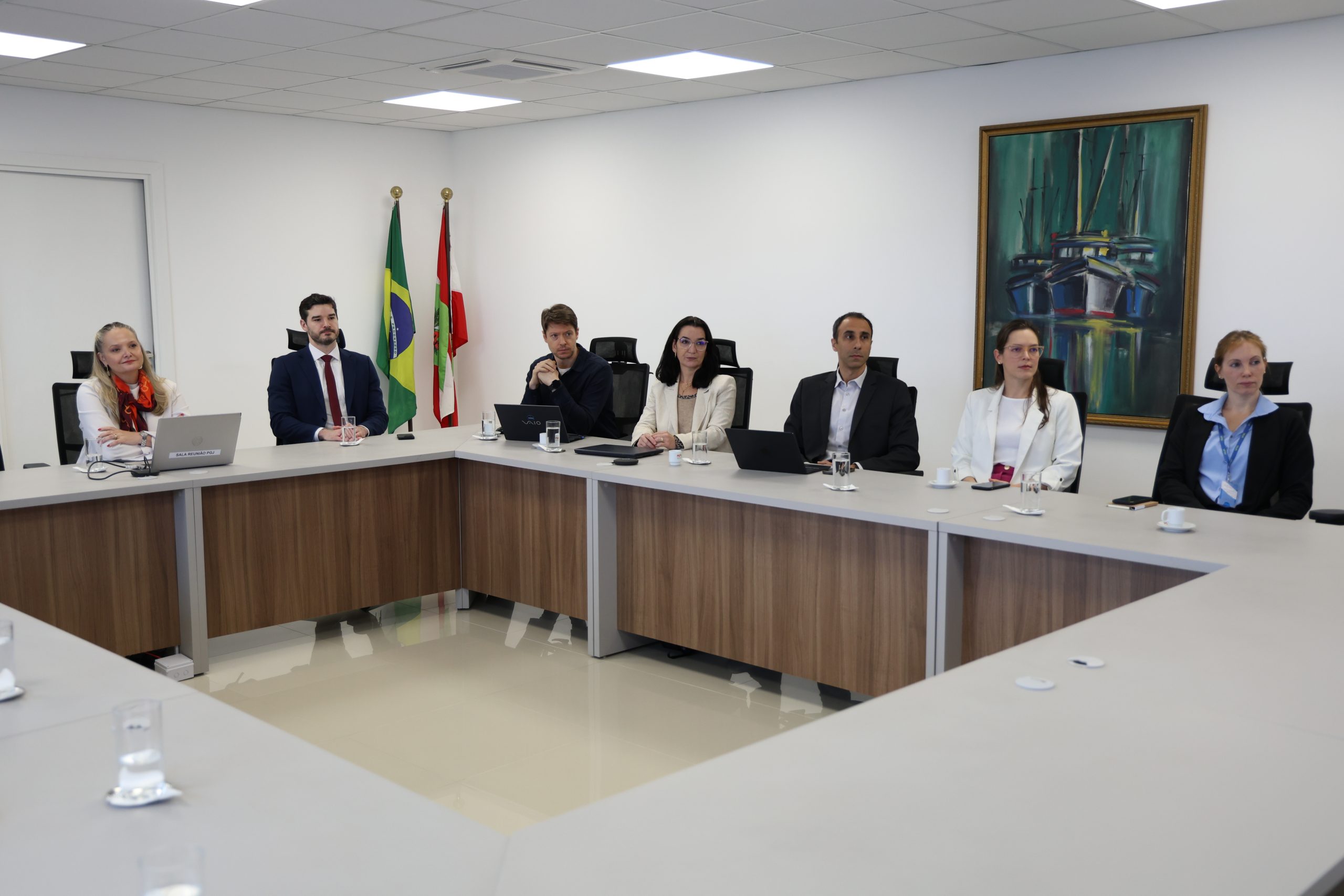 Professores do CÉOS se reúnem com a Procuradora-Geral de Justiça do MPSC para apresentar resultados parciais do projeto