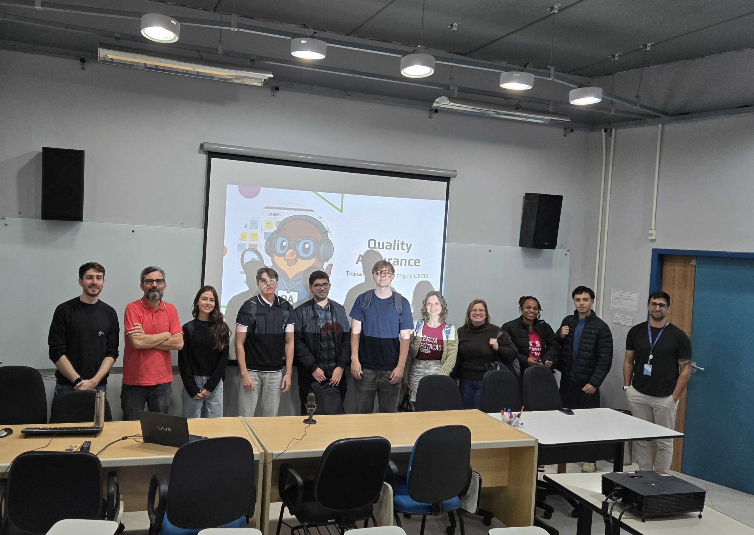 Projeto Céos realiza treinamento de Garantia de Qualidade